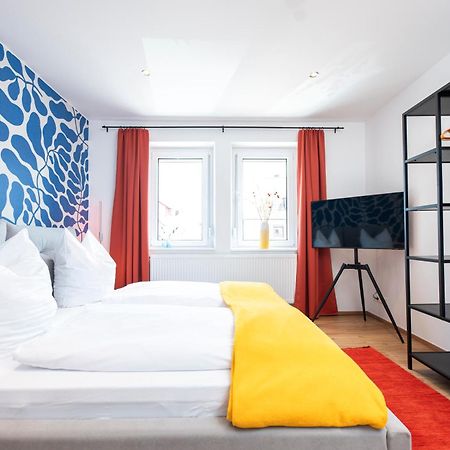 Bunter Hund Apartments - Zentrales Apartment, Parkplatz, Wintergarten, Kinderzimmer Rothenburg ob der Tauber Exterior photo